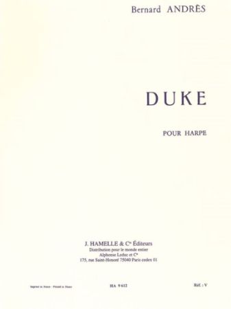 ANDRES:DUKE POUR HARPE