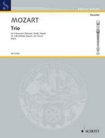 MOZART:TRIO FOR 3 RECORDES