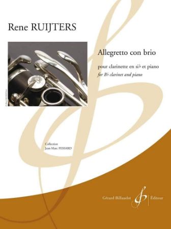 RUIJTERS:ALLEGRETTO CON BRIOCLARINET AND PIANO