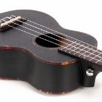 CASCHA Soprano Ukulele Mahogany Black incl.bag HH 2262