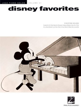 JAZZ PIANO SOLOS DISNEY FAVORITES VOL.51