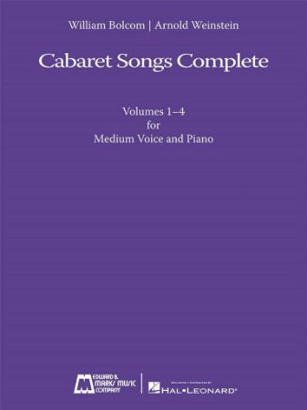 BOLCOM/WEINSTEIN:CABARET SONGS COMPLETE VOL.1-4 MEDIUM VOICE AND PIANO