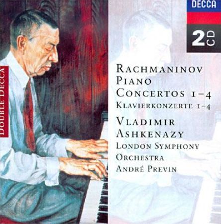 RACHMANINOV:PIANO CONCERTOS 1-4/ASHKENAZY/PREVIN 2CD