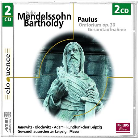 MENDELSSOHN:PAULUS OP.36/JANOWITZ/MASUR 2CD