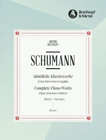 SCHUMANN:COMPLETE PIANO WORKS VOL.1