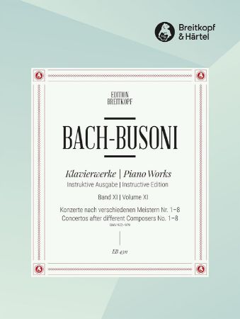 BACH J.S./BUSONI:PIANO WORKS VOL.11