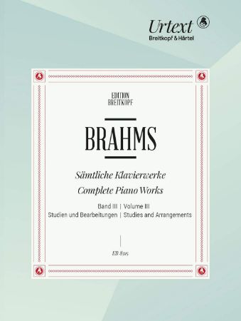 BRAHMS:COMPLETE PIANO WORKS 3