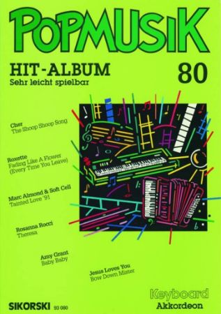 POPMUSIK HIT-ALBUM 80 AKKORDEON OR KEYBOARD