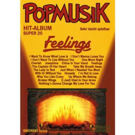 POPMUSIK HIT-ALBUM SUPER 20 FEELINGS AKKORDEON OR KEYBOARD