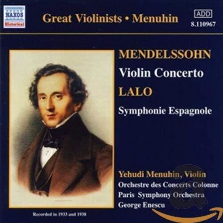 MENDELSSOHN:VIOLIN CONCERTO/LALO:SYMPHONIE ESPAGNOLE/YEHUDI MENUHIN