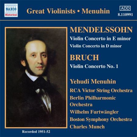 MENDELSSOHN/BRUCH:VIOLIN CONCERTO/YEHUDI MENUHIN