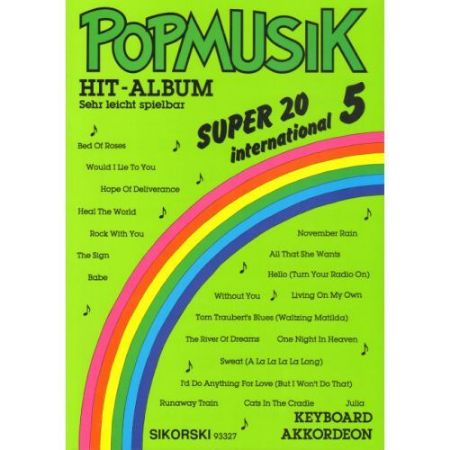 POPMUSIK HIT-ALBUM SUPER 20 UNTERNATIONAL 5