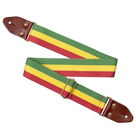 CASCHA PAS ZA KITARO Guitar Strap Cotton - Rasta