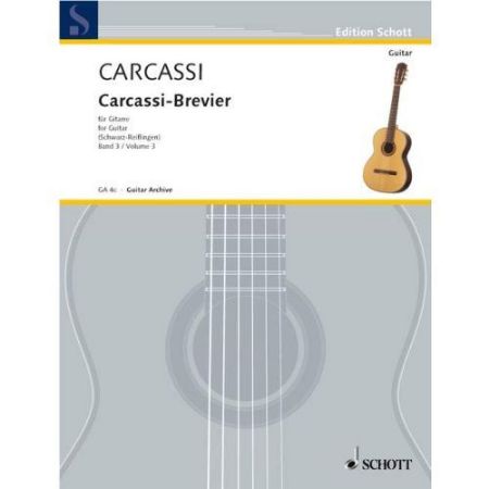 CARCASSI:CARSASSI-BREVIER FOR GUITAR VOL.3