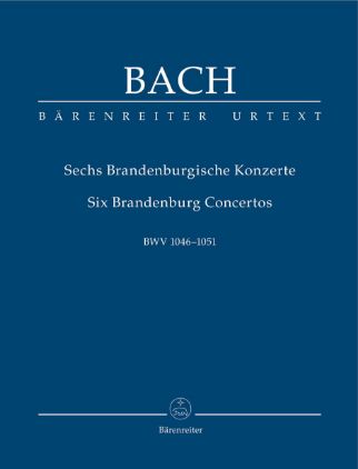 BACH J.S.:SIX BRANDERBURG CONCERTOS BWV 1046-1051 STUDY SCORE