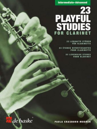 CRASBORN-MOOREN:23 PLAYFUL STUDIES FOR CLARINET INTERMEDIATE-ADVANCED